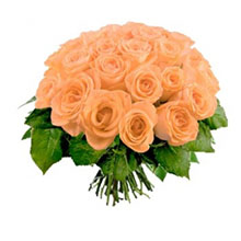 Bouquet with orange roses