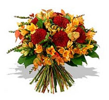 Bouquet warm colors