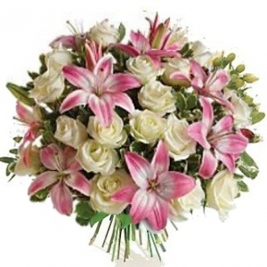 Bouquet rose e lilium