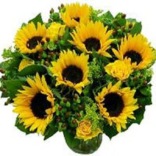 Bouquet with Sunflowers