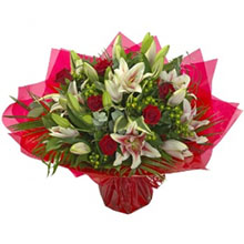 Bouquet  rose e lilium