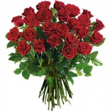 Bouquet con rose rosse